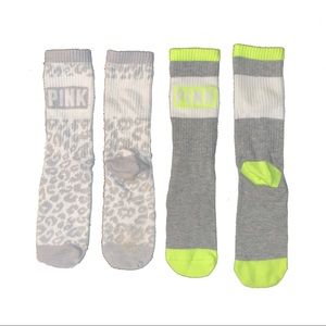 NWOT VS Pink Crew Socks